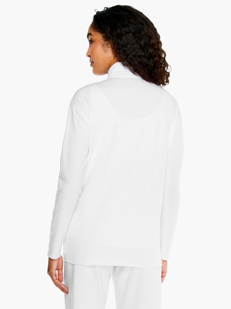 Woman Wears French Terry Polo image number 2