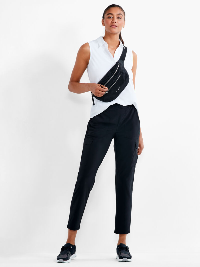 Woman Wears Tech Stretch Collared Tank image number 3