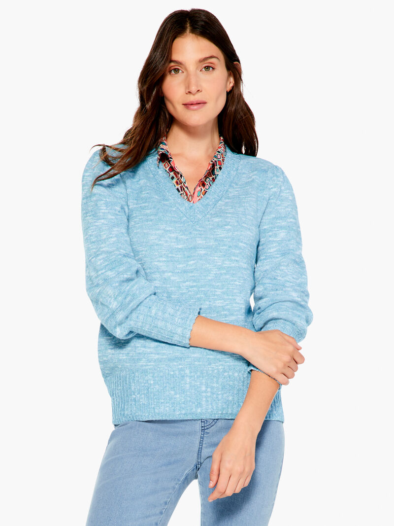 Woman Wears Evening Chill Sweater image number 0