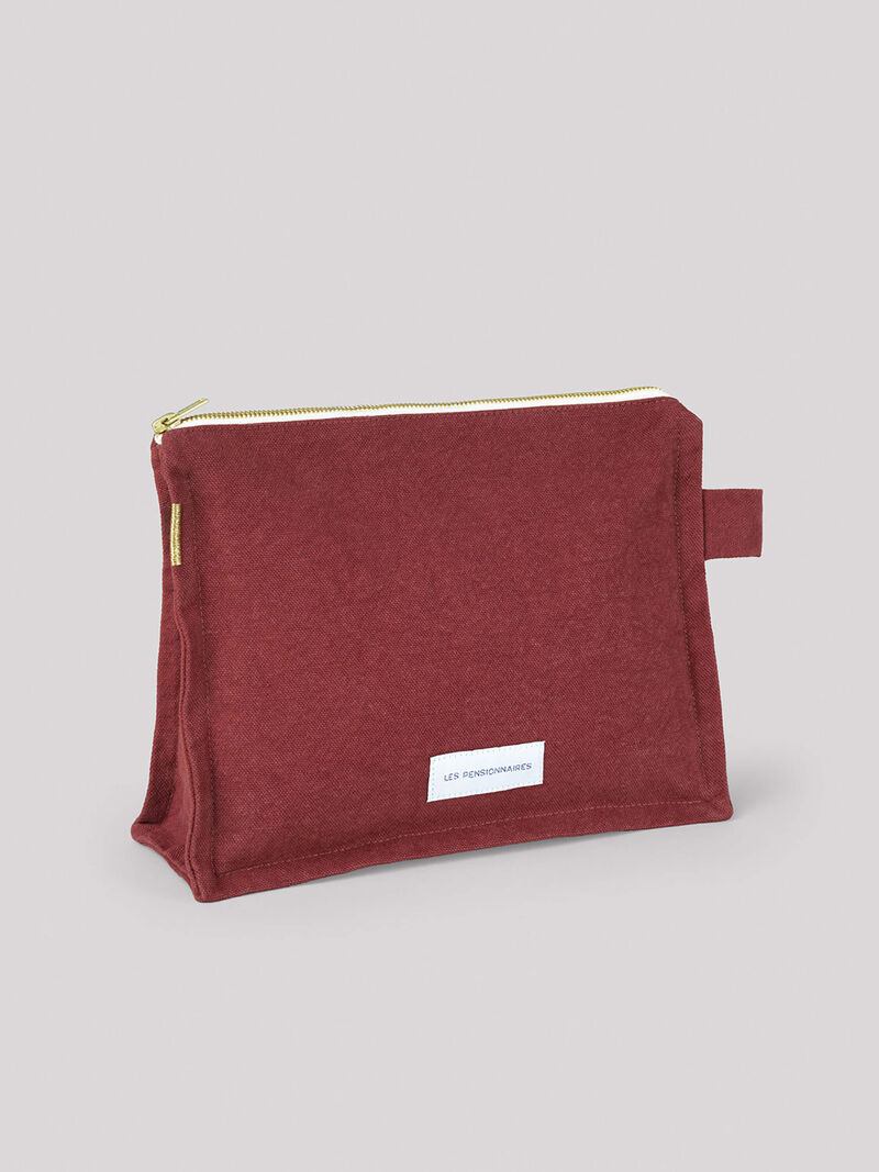 Woman Wears Les Pensionnaires - Organic Cotton Toiletry Bag image number 0