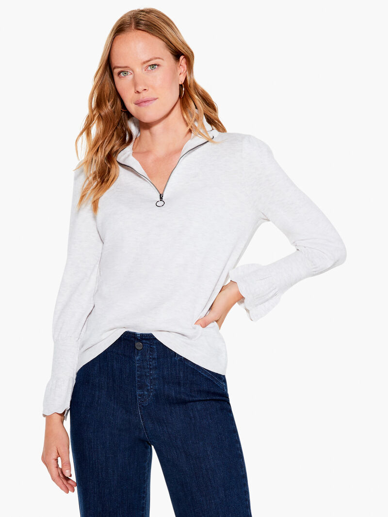 Woman Wears Easy Charm Sweater image number 1