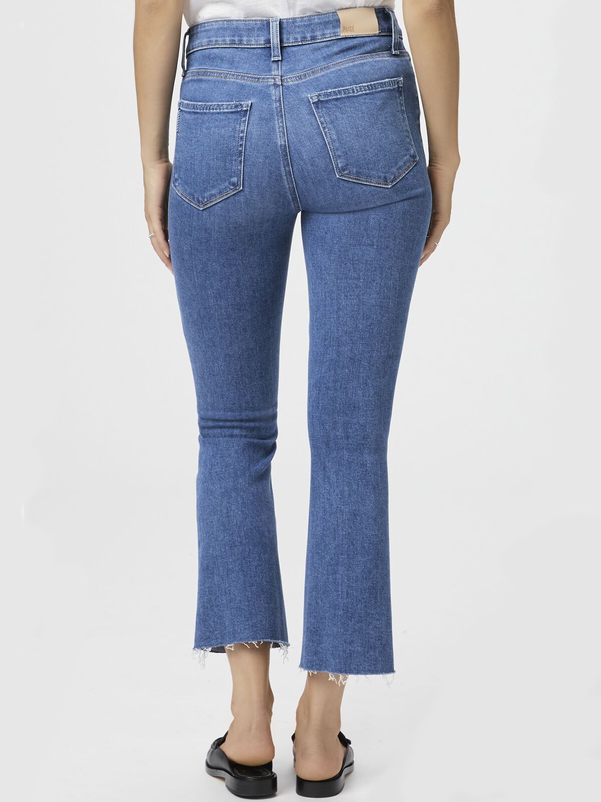 Paige - Collette Crop Flare W/ Raw Hem