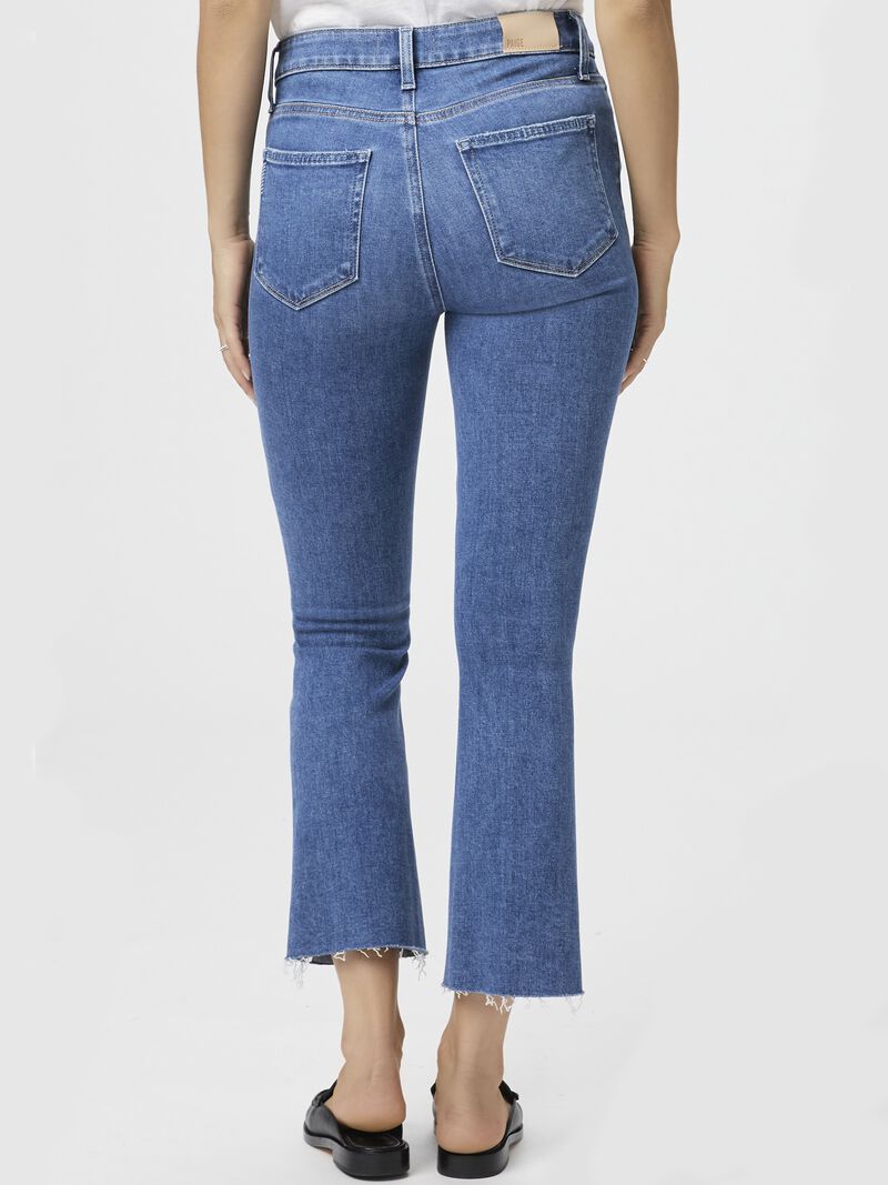 Woman Wears Paige - Collette Crop Flare W/ Raw Hem image number 2