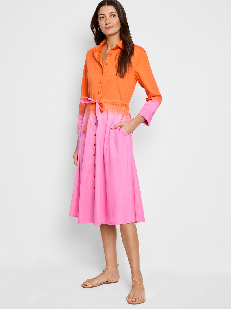Woman Wears Ombre Ayla Dress image number 1