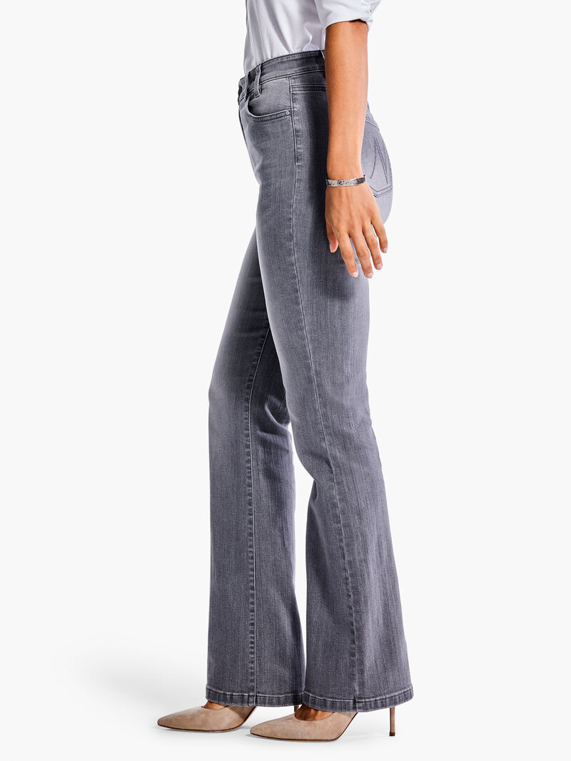 Woman Wears NZ Denim 31" High Rise Boot Cut Jeans image number 2