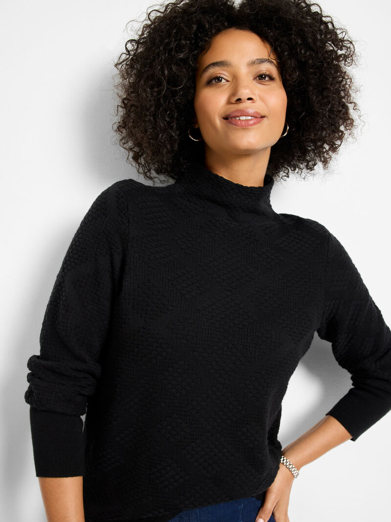 Textured Diamonds Sweater