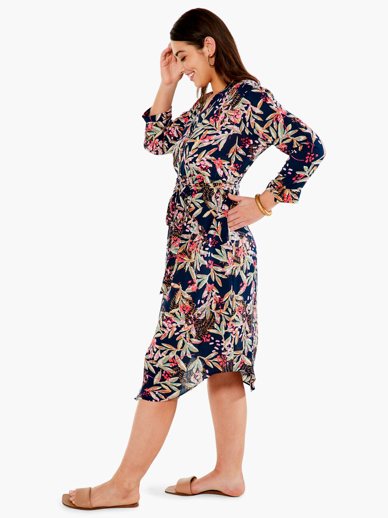 Woman Wears Cherry Blossom Dress image number 1