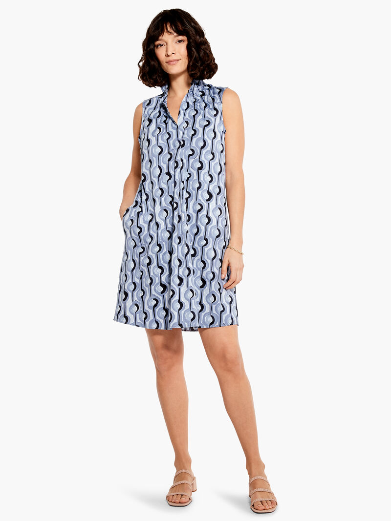 Woman Wears Painted Clouds Zest Dress image number 3
