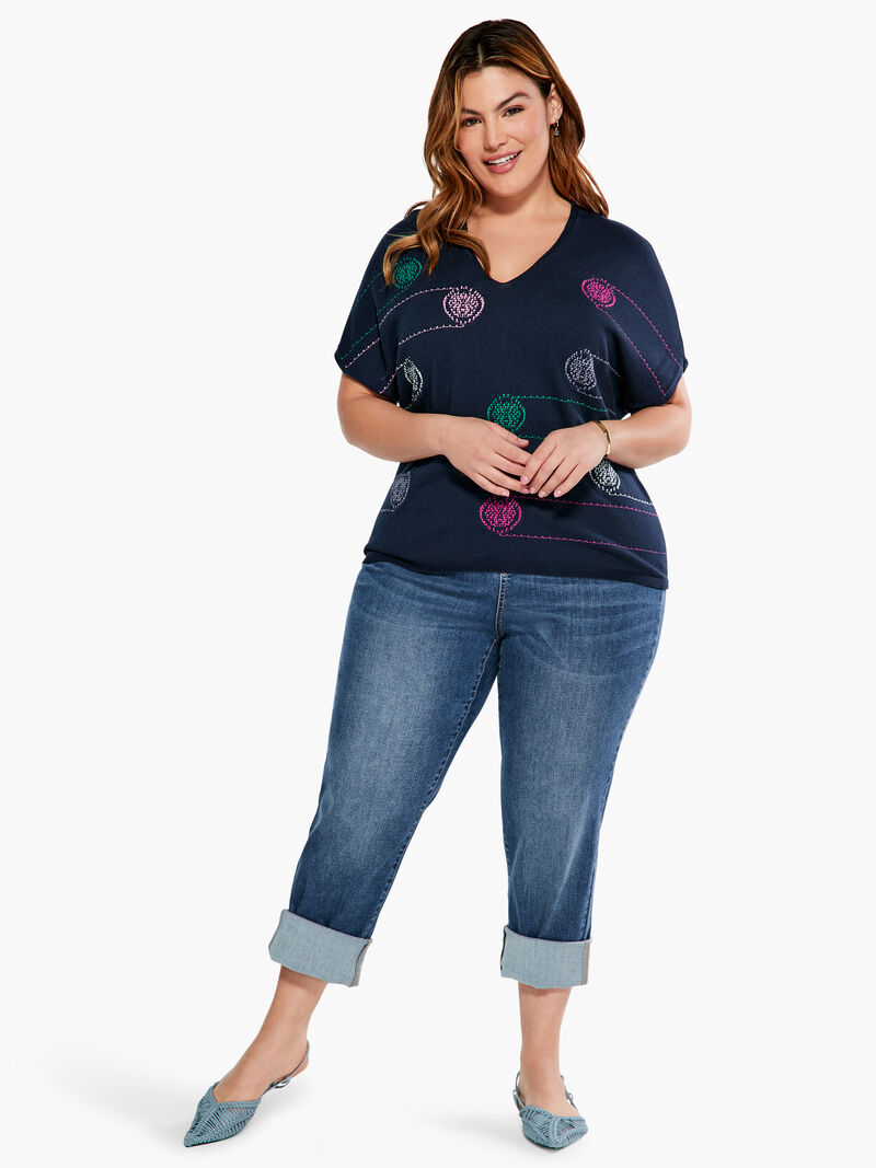 Woman Wears Color Spun Sweater image number 3