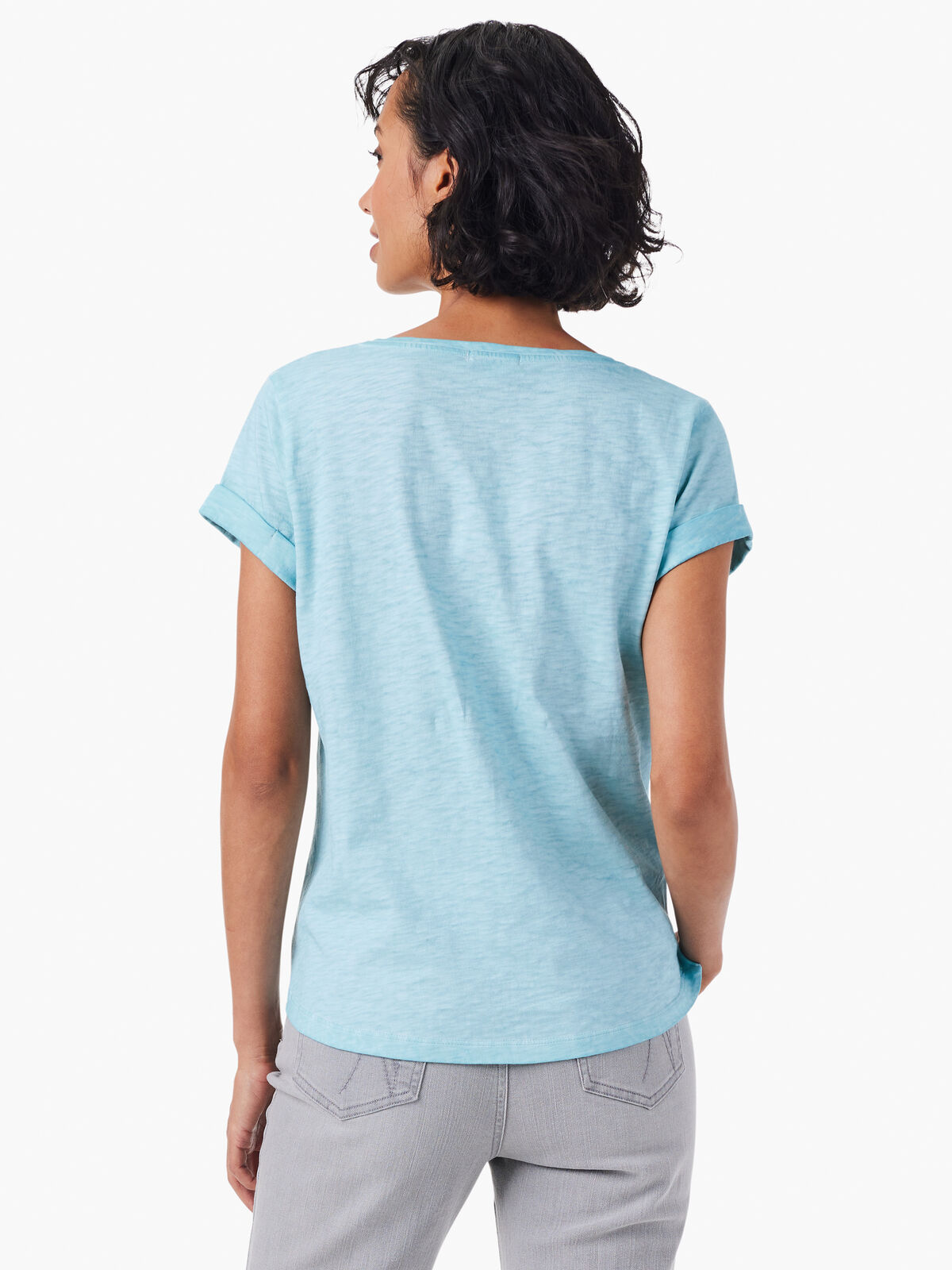 NZT Split Neck Tee