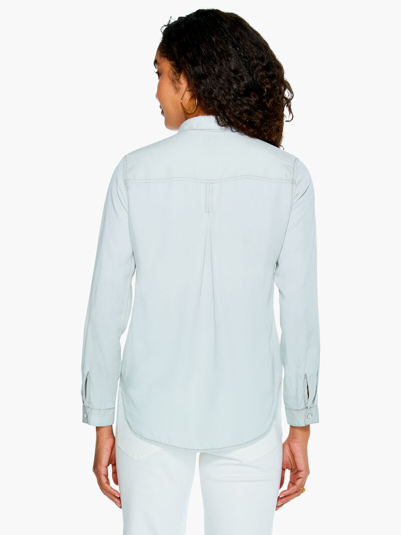 Woman Wears Must Have Denim Shirt image number 2
