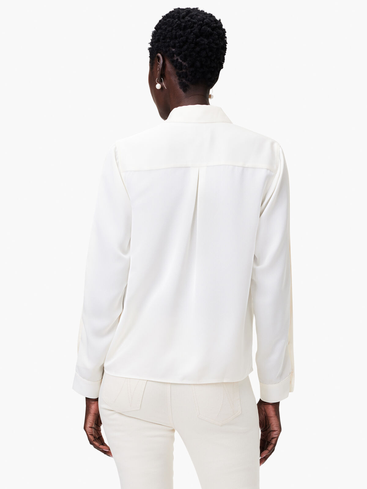 Satin Chiffon Shirt