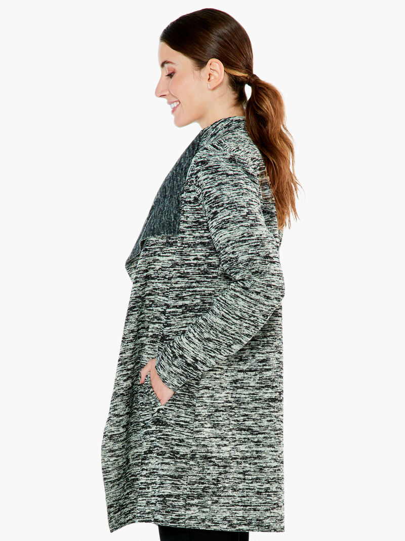 Woman Wears Spacedye Lounge Around Jacket image number 1