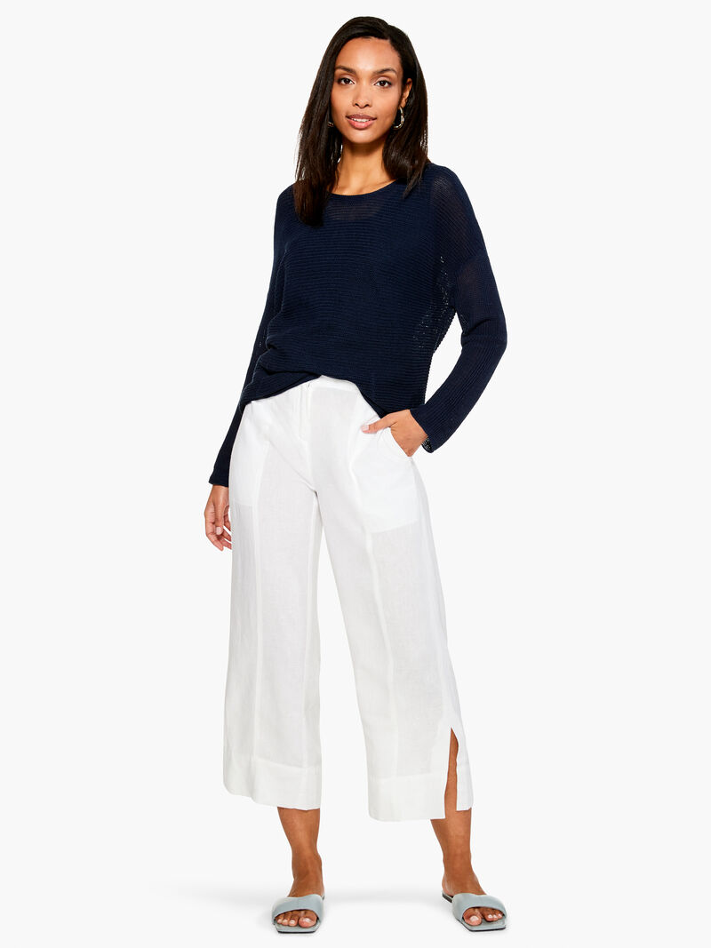Woman Wears Summer Sweater image number 3