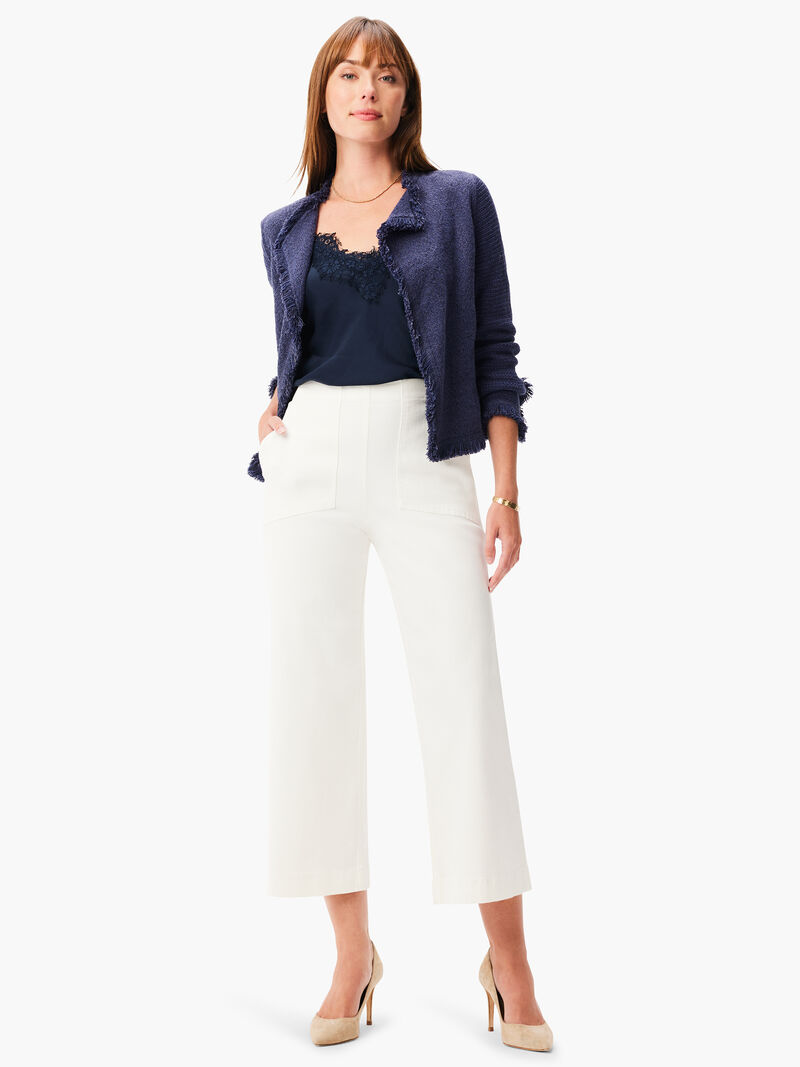 Woman Wears NZ Denim 25" All Day Wide Leg Jeans image number 1