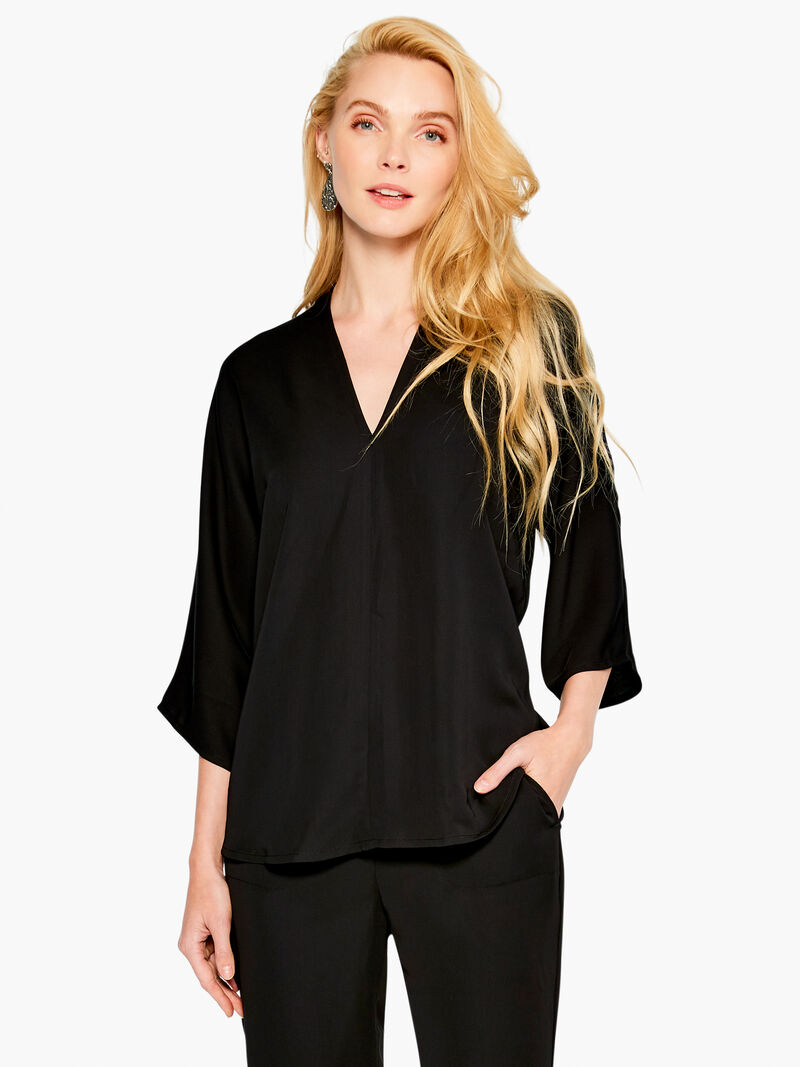 
                    Matte Satin Blouse