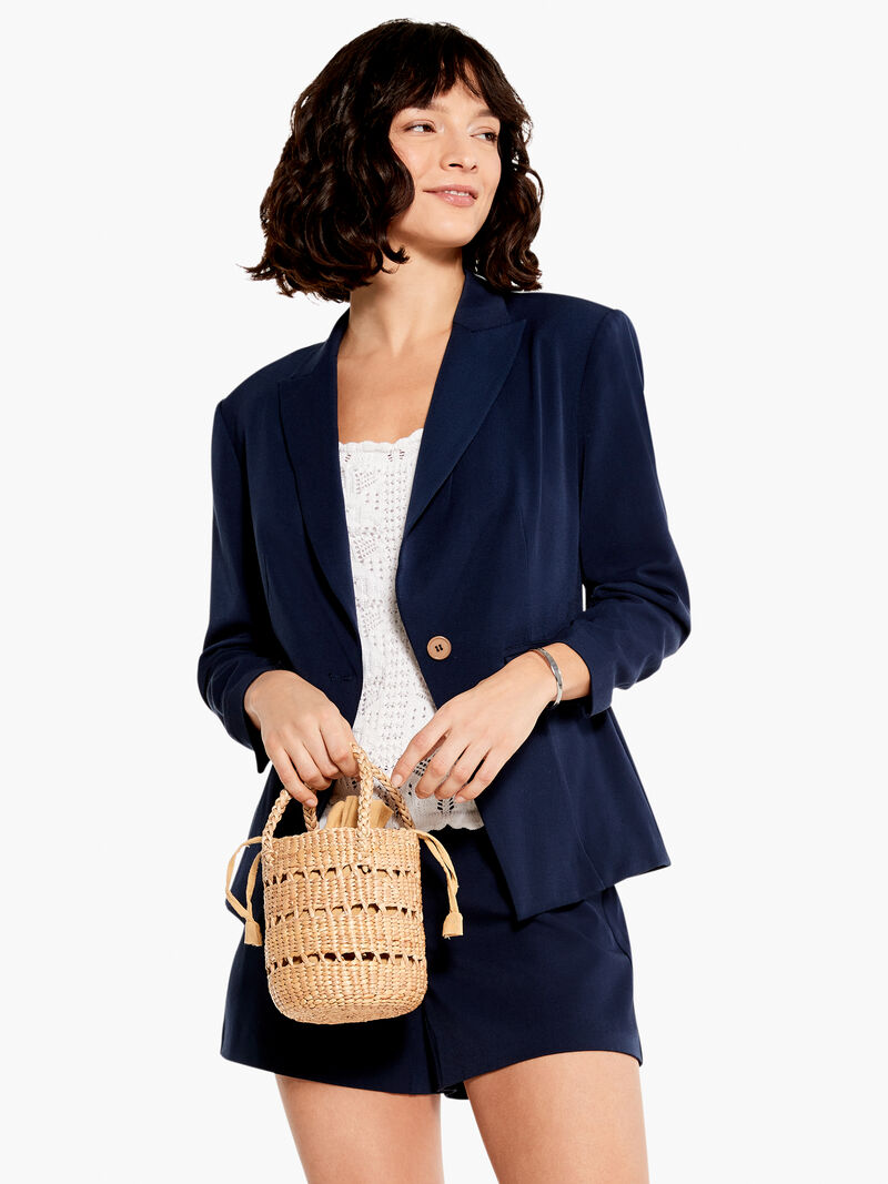 Woman Wears Scrunch Sleeve Avenue Jacket image number 1