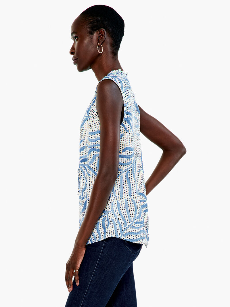 Woman Wears Palm Dot Tank image number 1