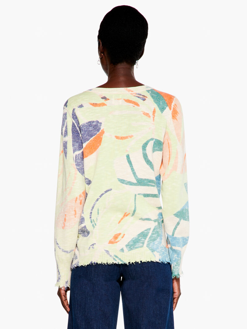 Woman Wears Soft Meadow Sweater image number 2