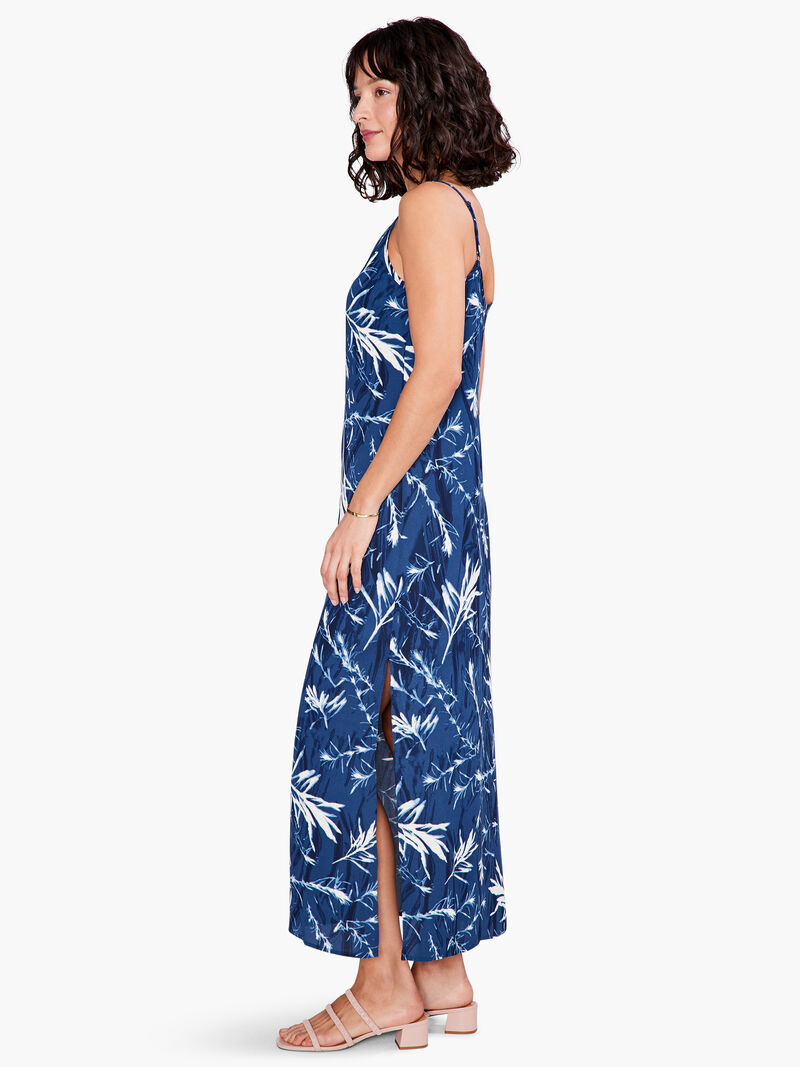 Woman Wears Vintage Botanical Slip Dress image number 1