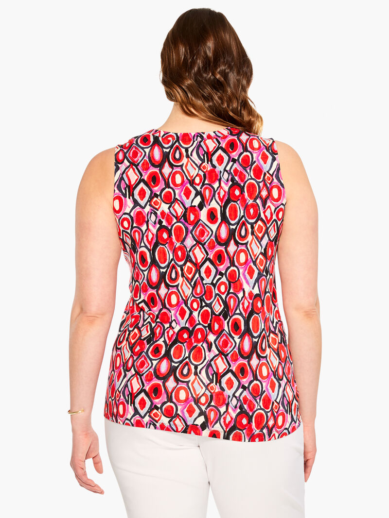 Woman Wears Geo Pane Tank image number 2