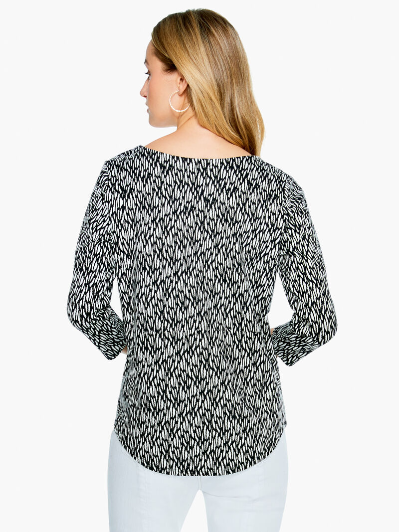 Woman Wears Vanilla Bark Top image number 2