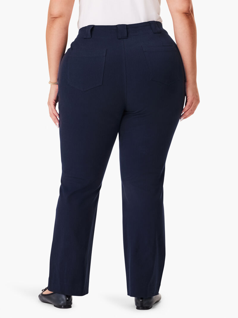 Woman Wears 28" Demi Boot Ankle Plaza Pant image number 2