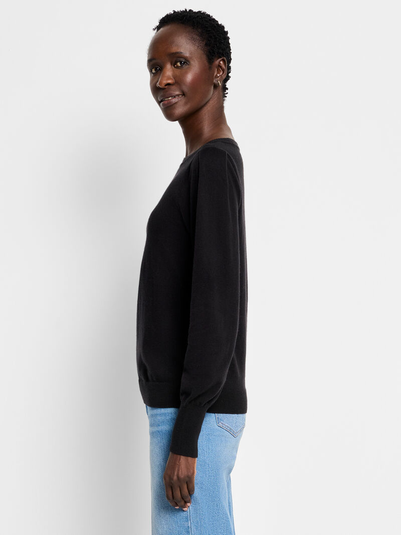 Woman Wears Femme Sleeve Sweater image number 2