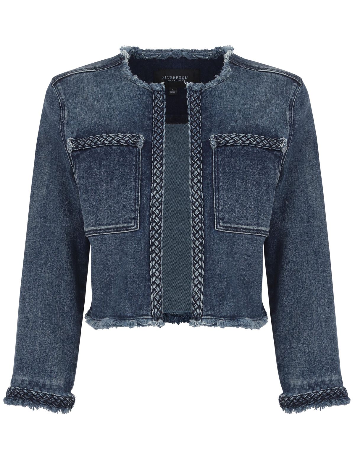 Liverpool - Denim Jacket W/ Braid