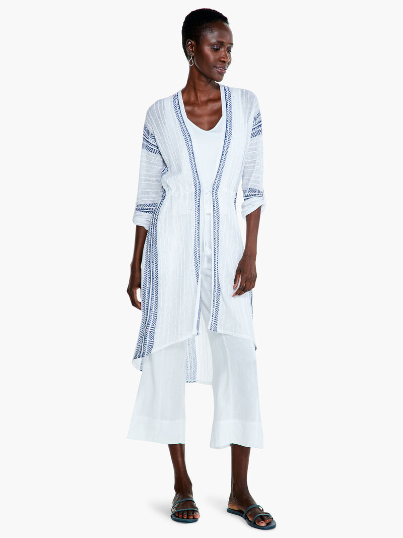Woman Wears Longest Days Cardigan image number 0