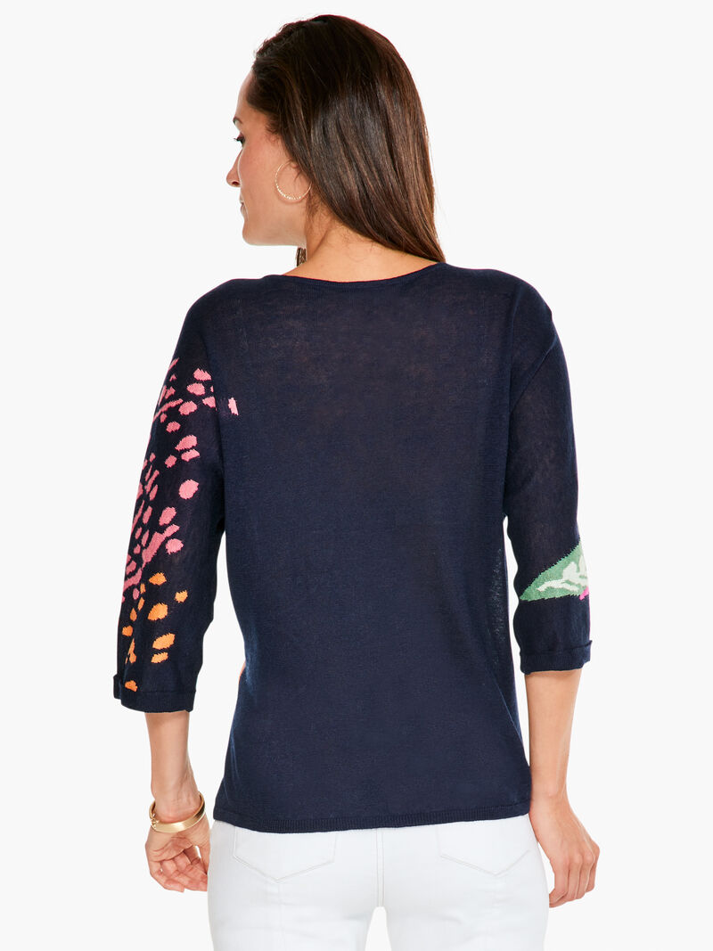 Woman Wears Evening Garden Sweater image number 2