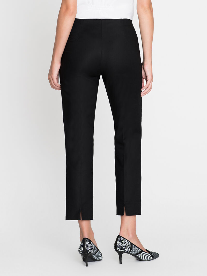 Woman Wears Perfect Pant Side Zip Ankle image number 3