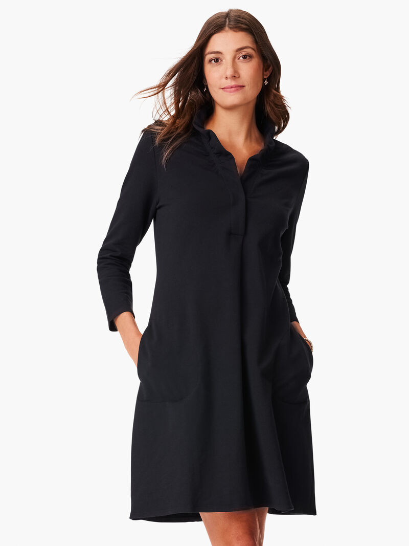 Woman Wears Ruffled Up Dress image number 0