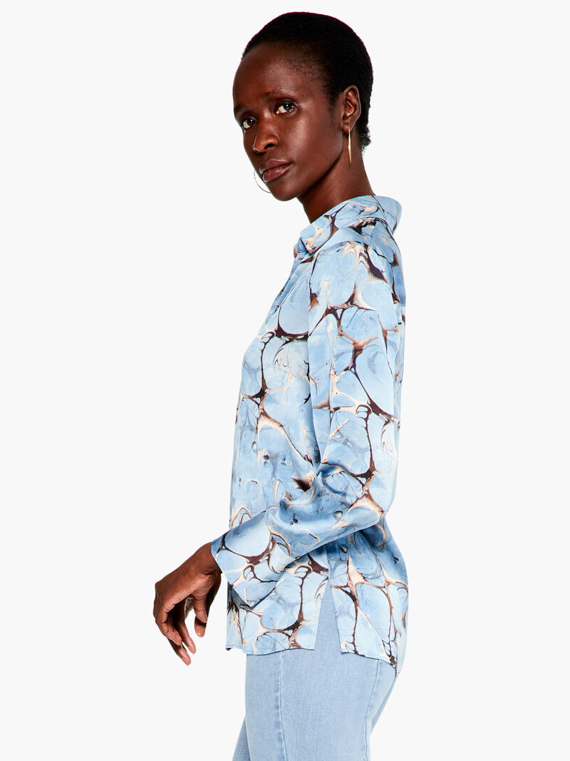 Woman Wears Marble Sky Shirt image number 2