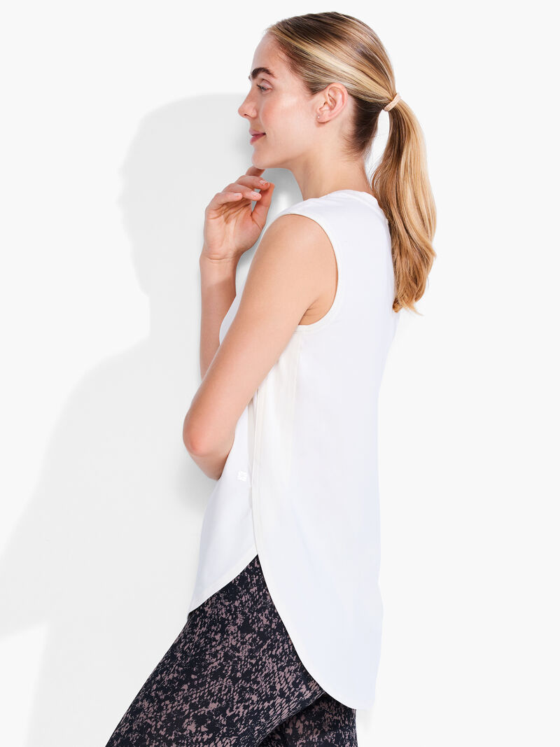 Brushed Flow Scoop Neck Top