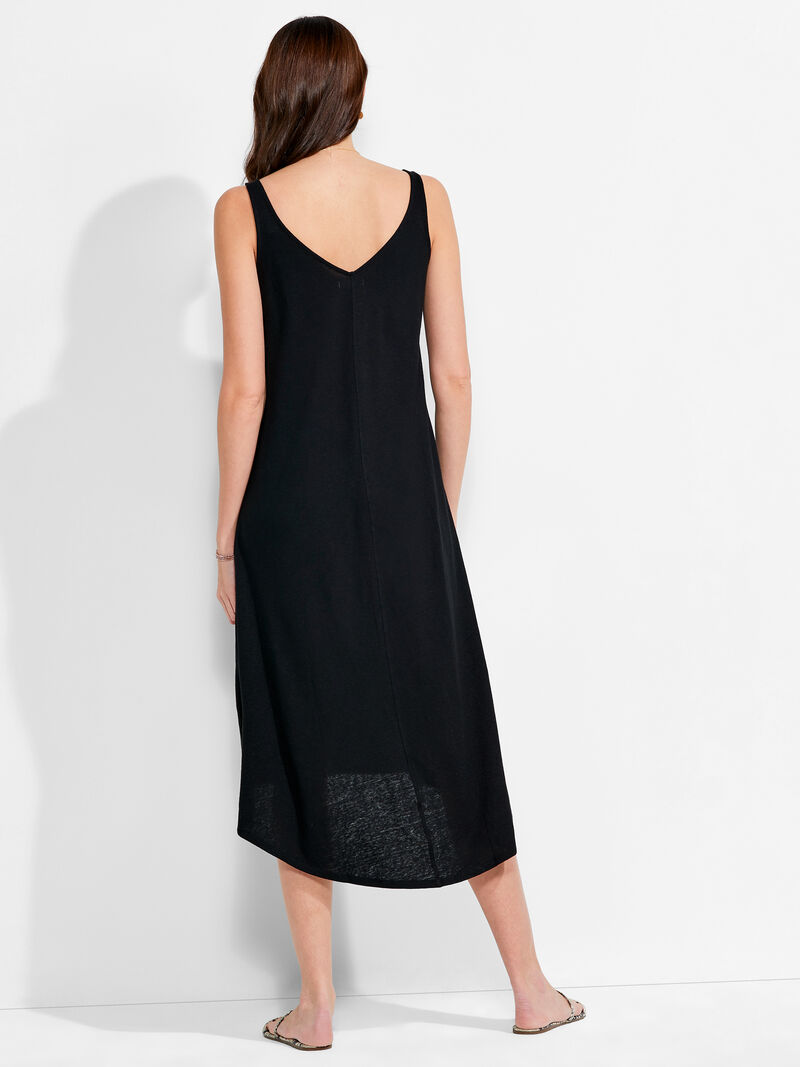 Woman Wears NZT Double V Tank Dress image number 2