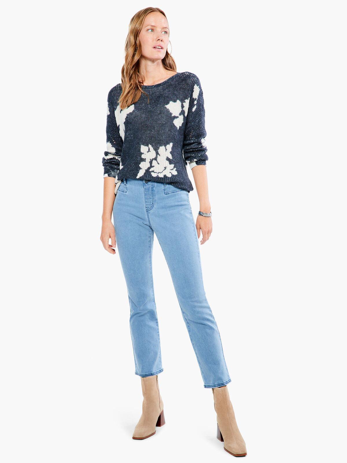 Scattered Florals Sweater
