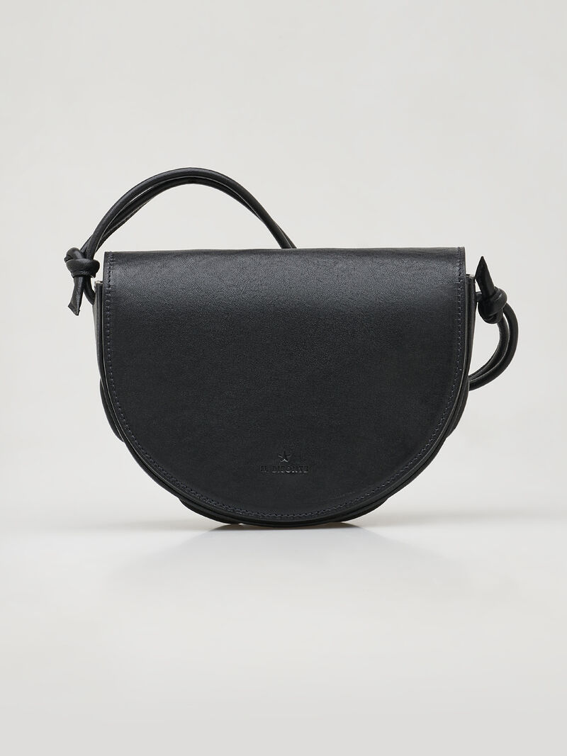 Woman Wears Il Bisonte - Small Half Moon Crossbody Bag image number 0