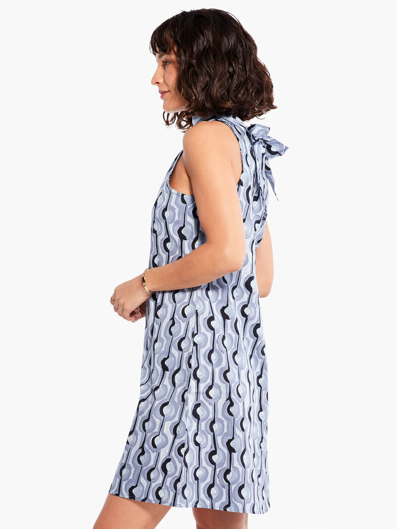 Woman Wears Painted Clouds Dress image number 2