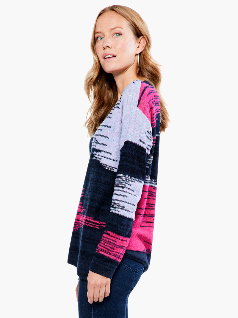 Woman Wears Vivid Vibes Sweater image number 1