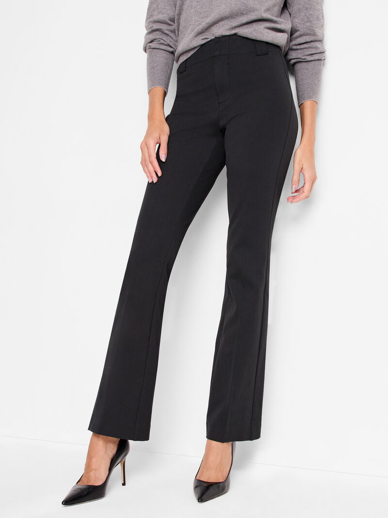 Woman Wears 31" Plaza Demi Boot Cotton Bi-Stretch Pant image number 0