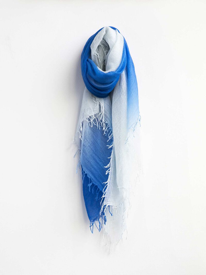 Woman Wears Chan Luu Ombre Scarf image number 0