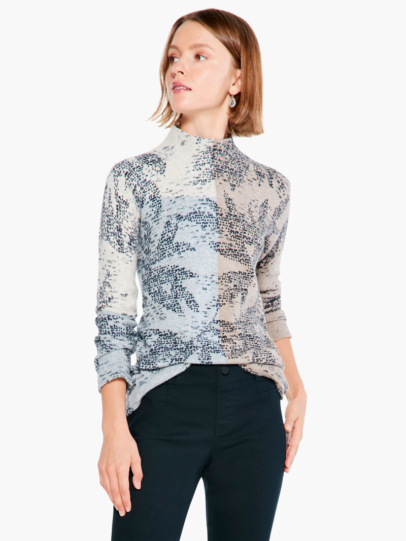 Woman Wears Cozy Up Stamped Turtleneck image number 0