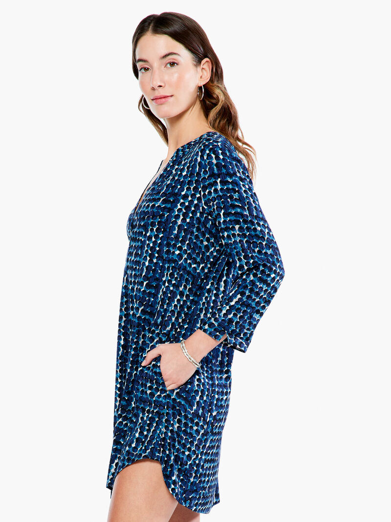 Woman Wears Good Vibes Live In Dress image number 1