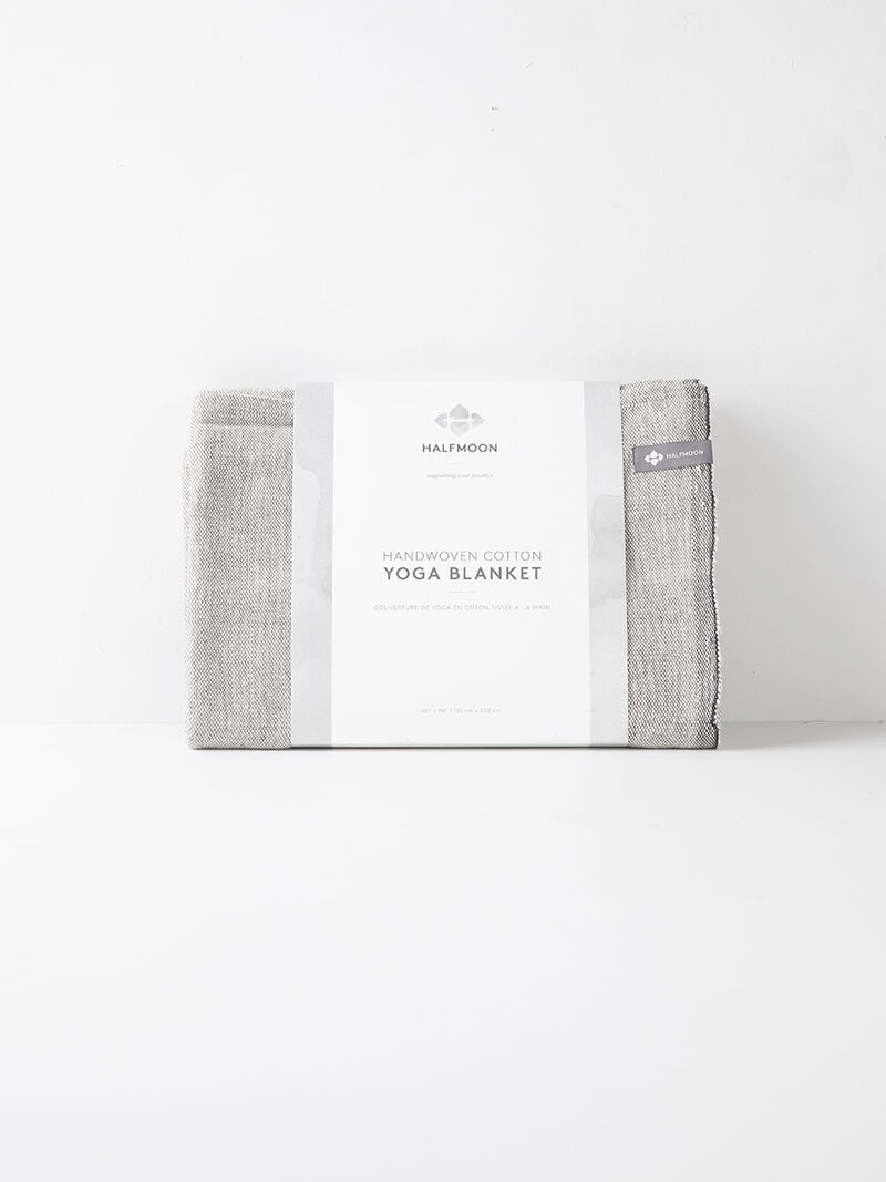 Woman Wears B Yoga - Classic Cotton Yoga Blanket image number 0