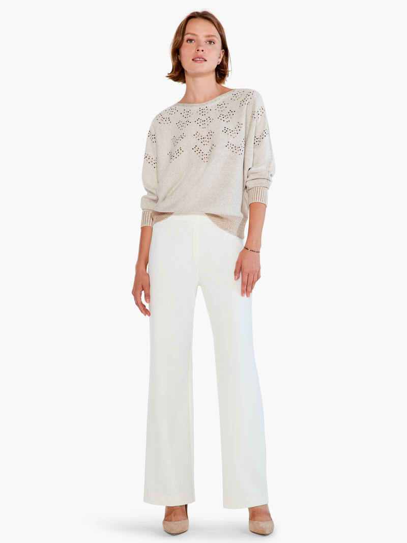 Woman Wears Constellation Sweater image number 3