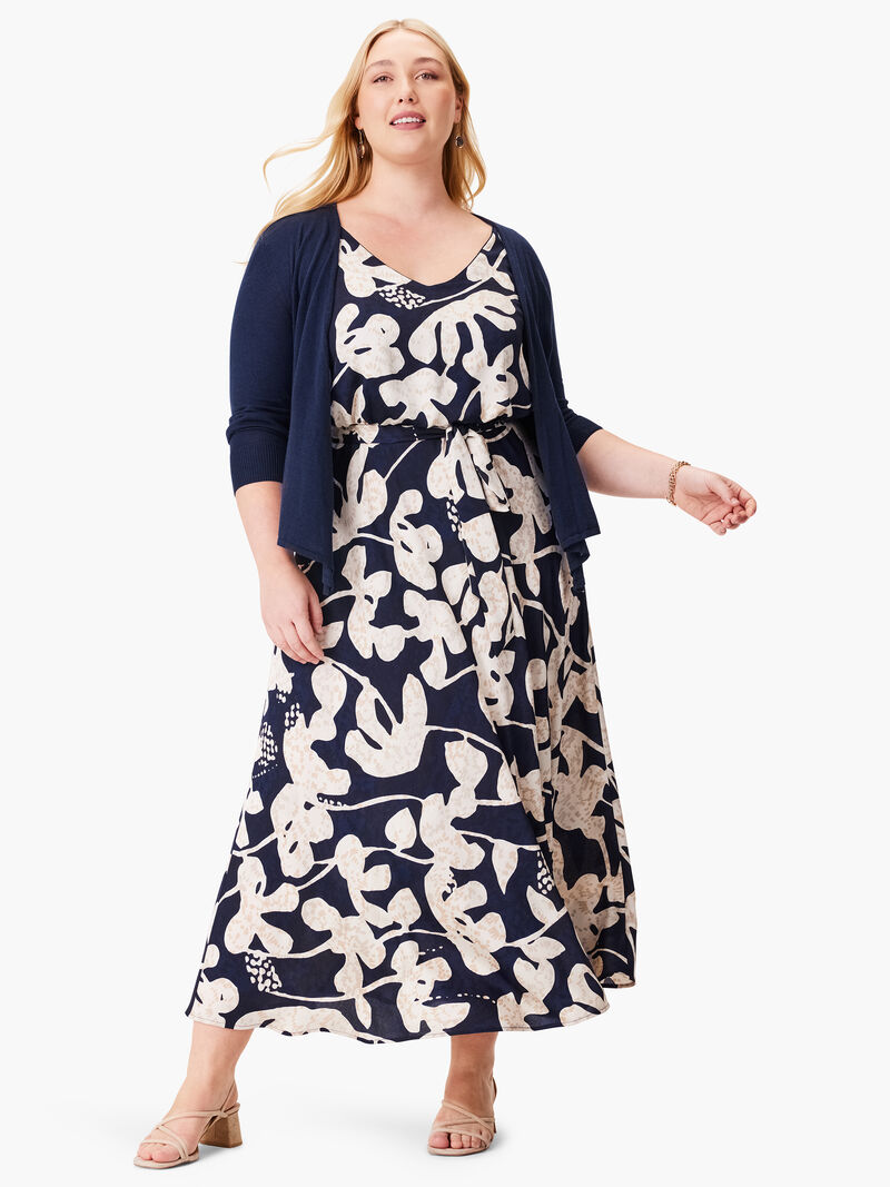 Woman Wears Water Lilies Bianca Dress image number 1