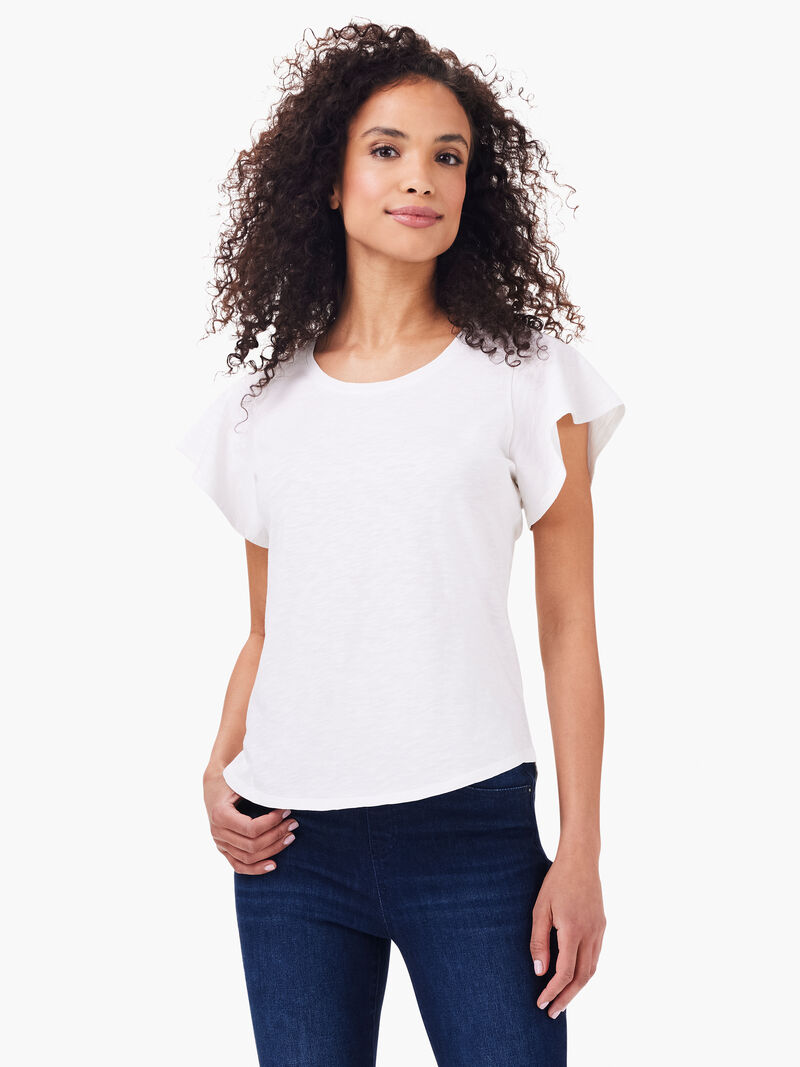 Woman Wears NZT Flutter Short Sleeve Tee image number 0