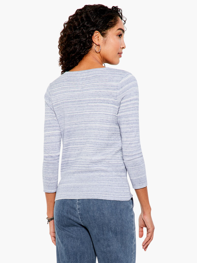 Woman Wears Spacedye Vital Twist Sweater image number 2