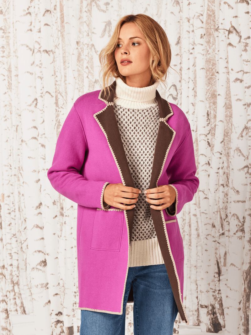 Cool Nights Reversible Knit Jacket